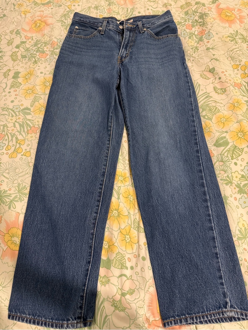 Levi's Blue Straight-Leg Jeans